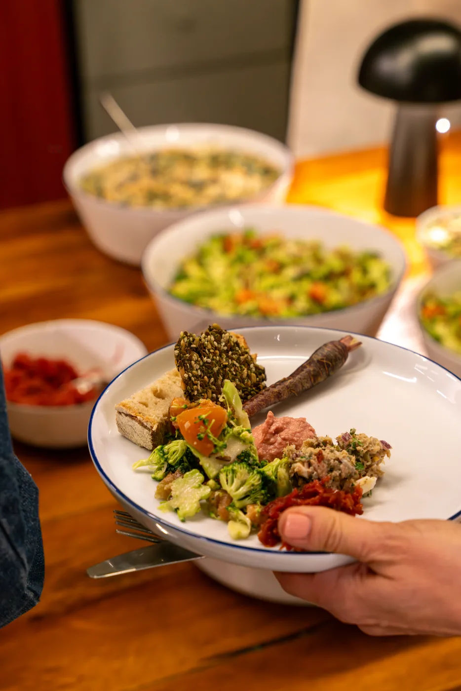Dish prepared at the Clínica Mulher Cozinha360 workshop